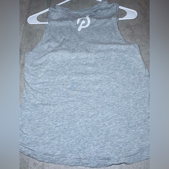 Spiritual Gangster Gray Pink‎ Stripe Peloton Muscle Tank Top M - Picture 3 of 3